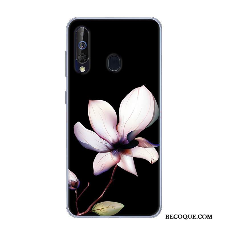 Kuori Samsung Galaxy A60 Silikoni Murtumaton Valkoinen, Kotelo Samsung Galaxy A60 Suojaus Jauhe Puhelimen Kuoret