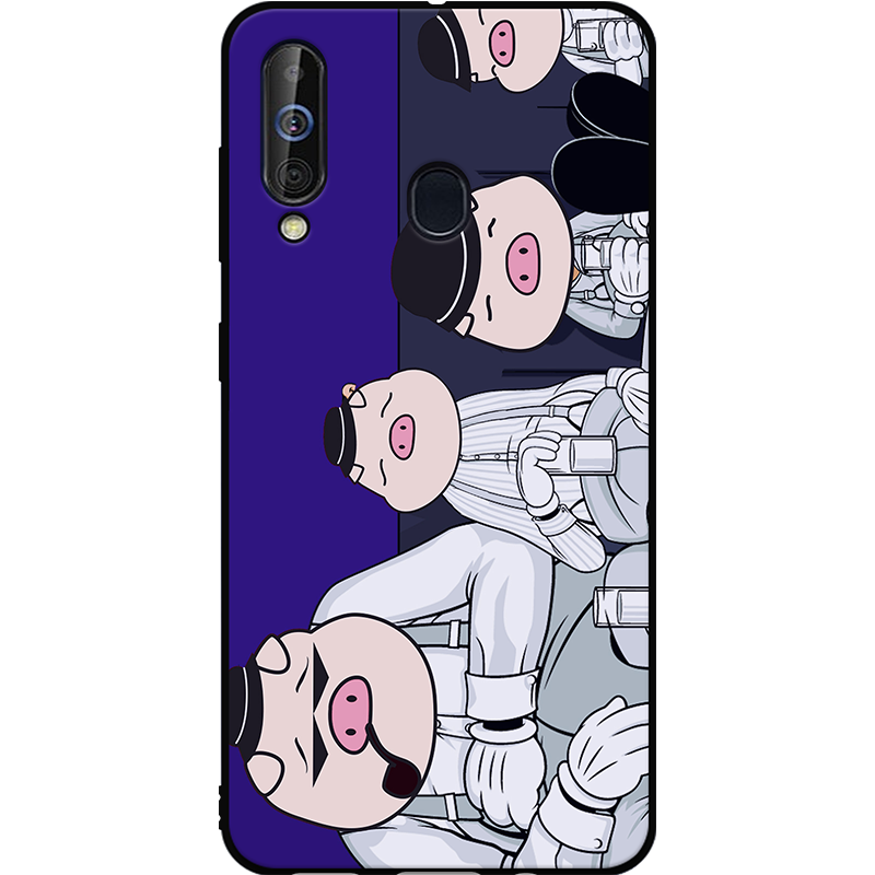 Kuori Samsung Galaxy A60 Suojaus Kalvo Musta, Kotelo Samsung Galaxy A60 Karkaisu