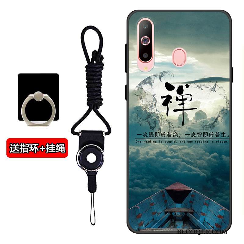 Kuori Samsung Galaxy A60 Suojaus Muokata Puhelimen Kuoret, Kotelo Samsung Galaxy A60 Laukut Sininen