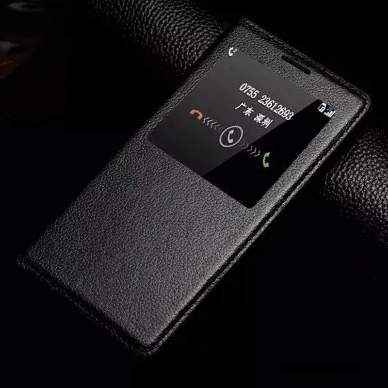 Kuori Samsung Galaxy A7 2015 Kuoret Puhelimen Kuoret Murtumaton, Kotelo Samsung Galaxy A7 2015 Nahka Punainen