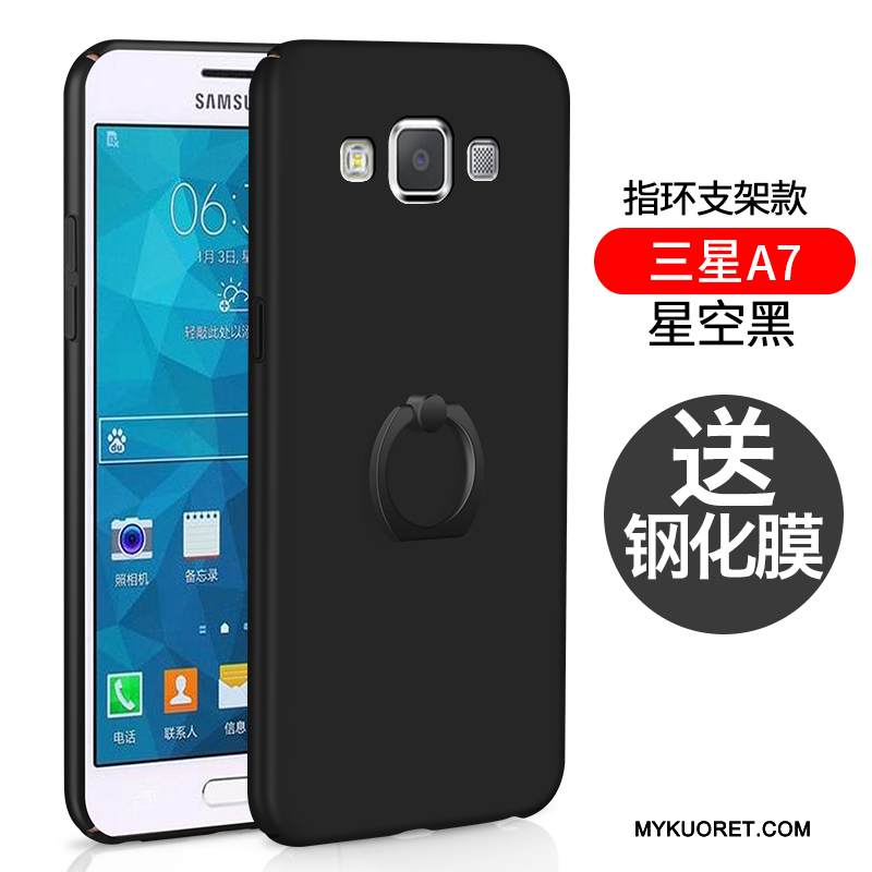 Kuori Samsung Galaxy A7 2015 Laukut Kova Yksinkertainen, Kotelo Samsung Galaxy A7 2015 Suojaus Puhelimen Kuoret Punainen