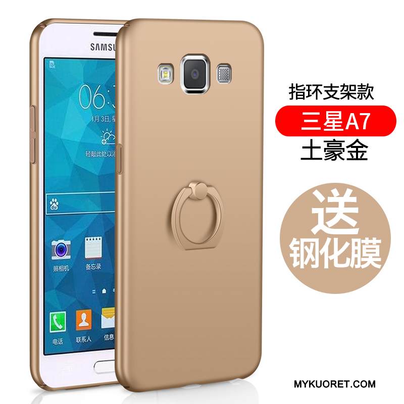 Kuori Samsung Galaxy A7 2015 Laukut Kova Yksinkertainen, Kotelo Samsung Galaxy A7 2015 Suojaus Puhelimen Kuoret Punainen