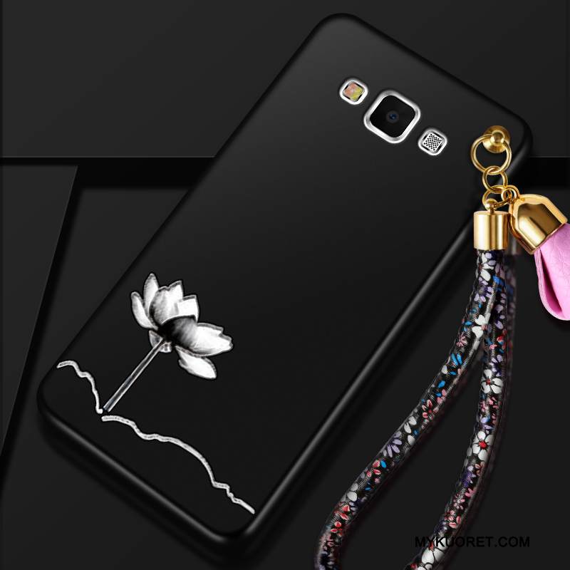 Kuori Samsung Galaxy A7 2015 Laukut Puhelimen Kuoret Punainen, Kotelo Samsung Galaxy A7 2015 Pehmeä Neste Ripustettavat Koristeet Murtumaton