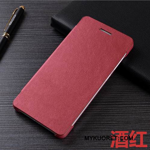 Kuori Samsung Galaxy A7 2015 Nahka Murtumaton Violetti, Kotelo Samsung Galaxy A7 2015 Kuoret