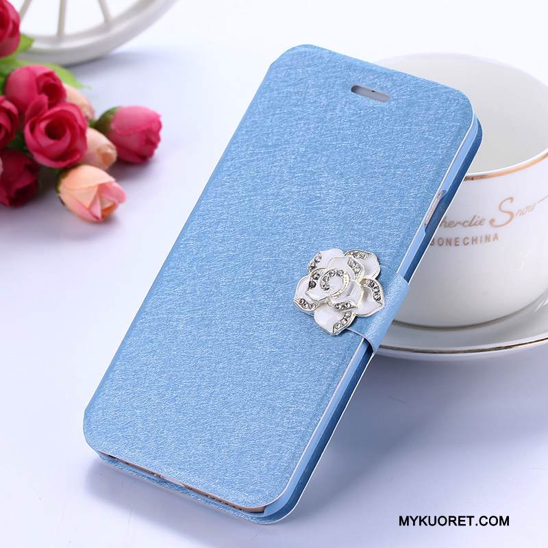 Kuori Samsung Galaxy A7 2015 Nahka Valkoinen Puhelimen Kuoret, Kotelo Samsung Galaxy A7 2015 Suojaus