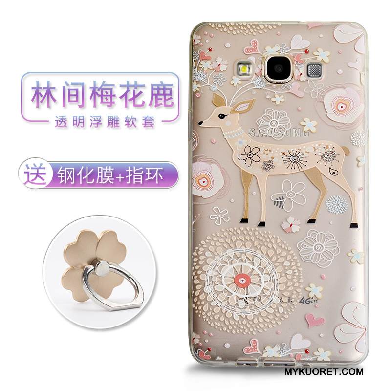 Kuori Samsung Galaxy A7 2015 Pehmeä Neste Puhelimen Kuoret Violetti, Kotelo Samsung Galaxy A7 2015 Silikoni