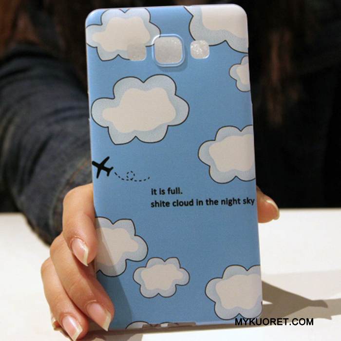 Kuori Samsung Galaxy A7 2015 Sarjakuva Ihana Yksinkertainen, Kotelo Samsung Galaxy A7 2015 Silikoni Puhelimen Kuoret Punainen