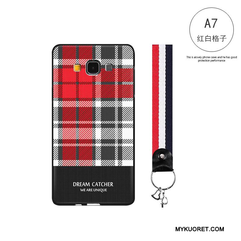 Kuori Samsung Galaxy A7 2015 Sarjakuva Persoonallisuus Trendi, Kotelo Samsung Galaxy A7 2015 Suojaus Puhelimen Kuoret Musta