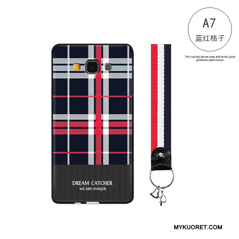 Kuori Samsung Galaxy A7 2015 Sarjakuva Persoonallisuus Trendi, Kotelo Samsung Galaxy A7 2015 Suojaus Puhelimen Kuoret Musta