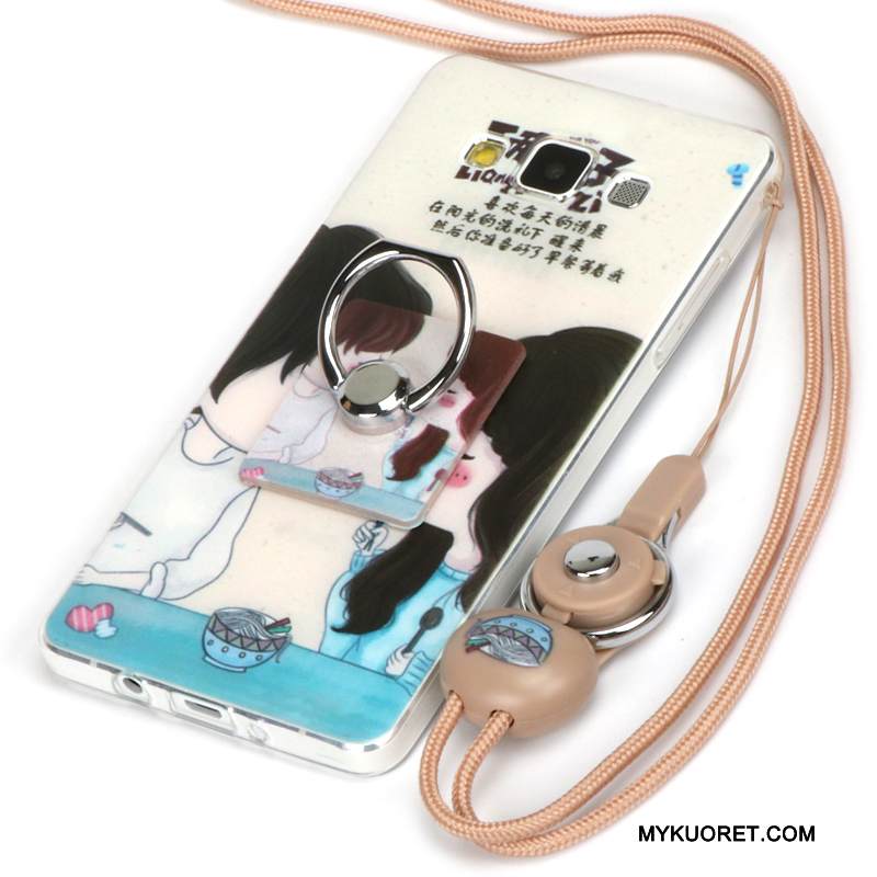 Kuori Samsung Galaxy A7 2015 Silikoni Murtumaton Jauhe, Kotelo Samsung Galaxy A7 2015 Suojaus Puhelimen Kuoret