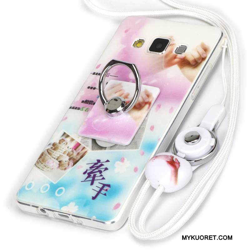 Kuori Samsung Galaxy A7 2015 Silikoni Murtumaton Jauhe, Kotelo Samsung Galaxy A7 2015 Suojaus Puhelimen Kuoret