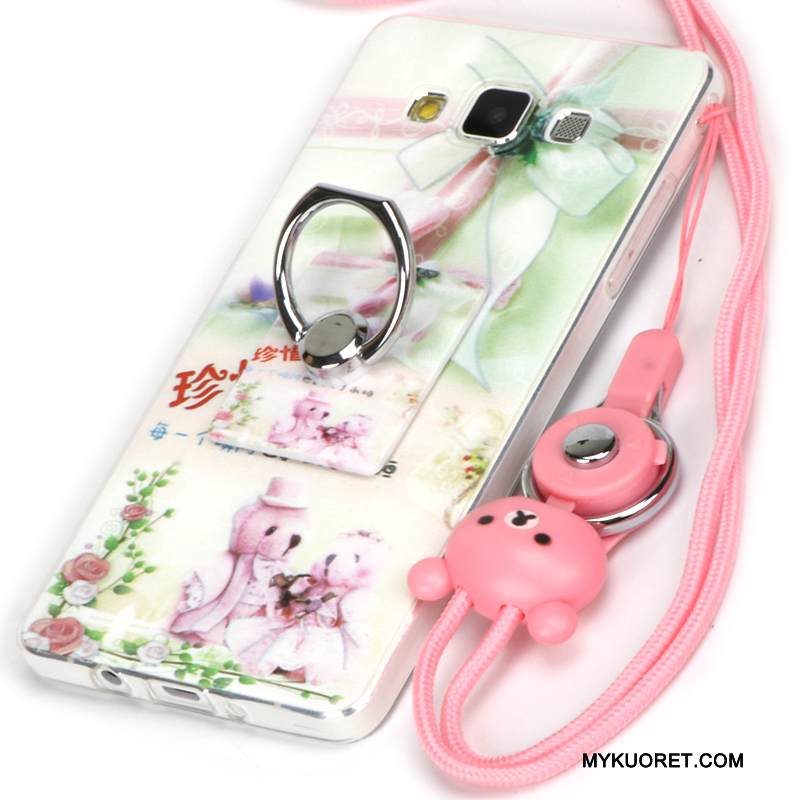 Kuori Samsung Galaxy A7 2015 Silikoni Murtumaton Jauhe, Kotelo Samsung Galaxy A7 2015 Suojaus Puhelimen Kuoret