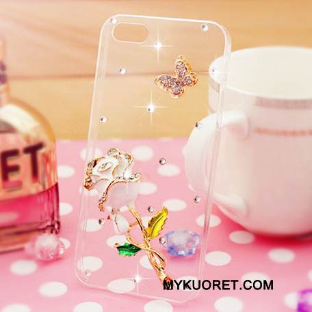 Kuori Samsung Galaxy A7 2015 Silikoni Puhelimen Kuoret Trendi, Kotelo Samsung Galaxy A7 2015 Rhinestone Inlay Jauhe Takakansi