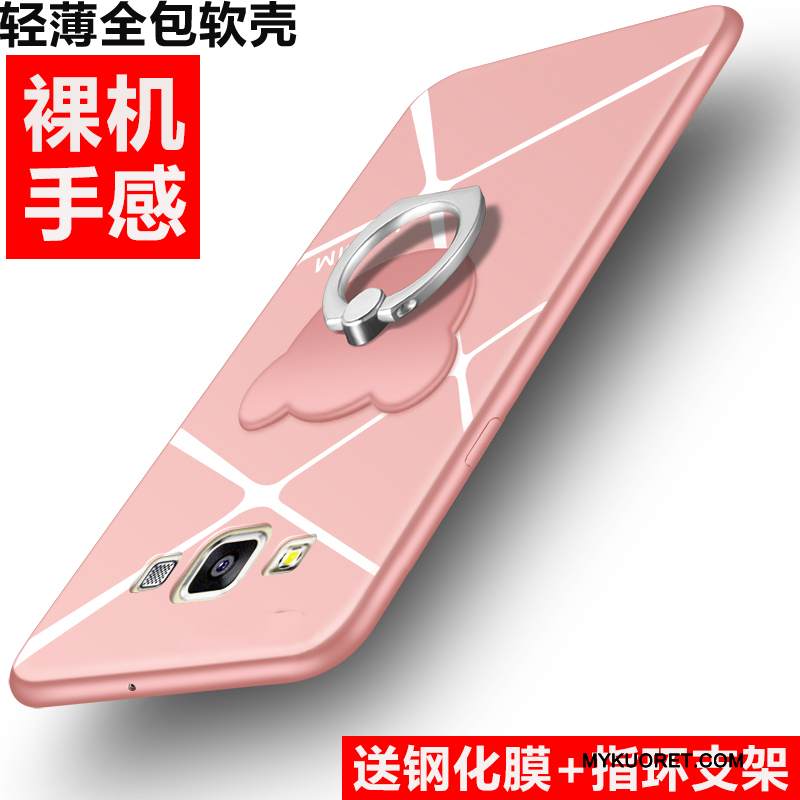 Kuori Samsung Galaxy A7 2015 Silikoni Trendi Uusi, Kotelo Samsung Galaxy A7 2015 Pehmeä Neste Puhelimen Kuoret Pesty Suede