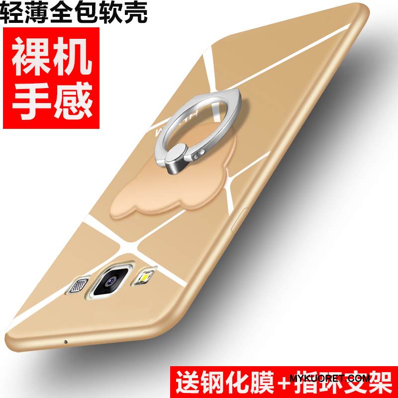 Kuori Samsung Galaxy A7 2015 Silikoni Trendi Uusi, Kotelo Samsung Galaxy A7 2015 Pehmeä Neste Puhelimen Kuoret Pesty Suede