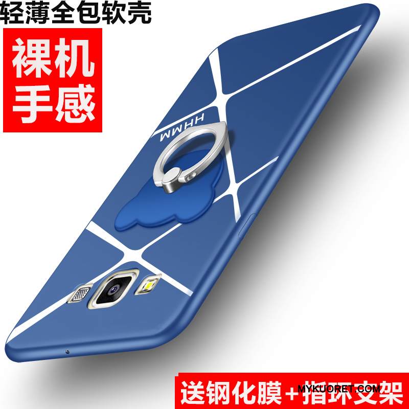 Kuori Samsung Galaxy A7 2015 Silikoni Trendi Uusi, Kotelo Samsung Galaxy A7 2015 Pehmeä Neste Puhelimen Kuoret Pesty Suede