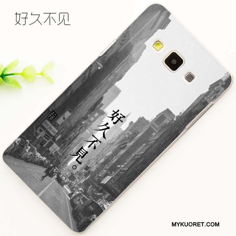 Kuori Samsung Galaxy A7 2015 Suojaus Murtumaton Vihreä, Kotelo Samsung Galaxy A7 2015 Sarjakuva