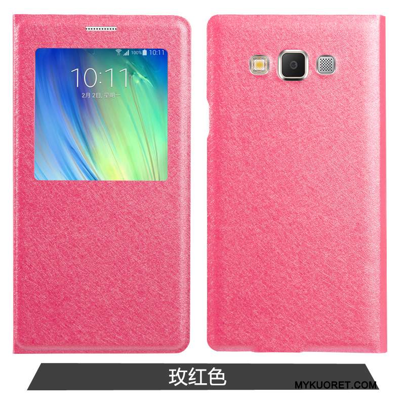 Kuori Samsung Galaxy A7 2015 Suojaus Puhelimen Kuoret Murtumaton, Kotelo Samsung Galaxy A7 2015 Kuoret Kulta