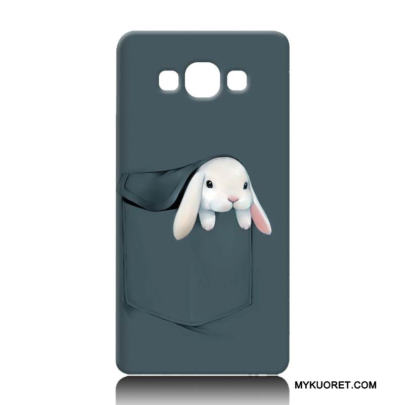 Kuori Samsung Galaxy A7 2015 Suojaus Puhelimen Kuoret Punainen, Kotelo Samsung Galaxy A7 2015 Pehmeä Neste Kova Murtumaton