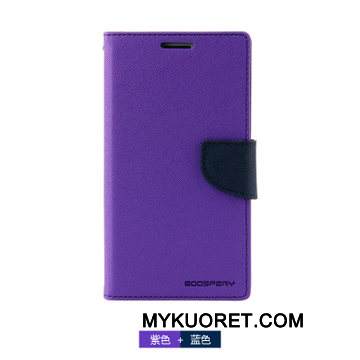 Kuori Samsung Galaxy A7 2015 Suojaus Puhelimen Kuoret Violetti, Kotelo Samsung Galaxy A7 2015 Nahka