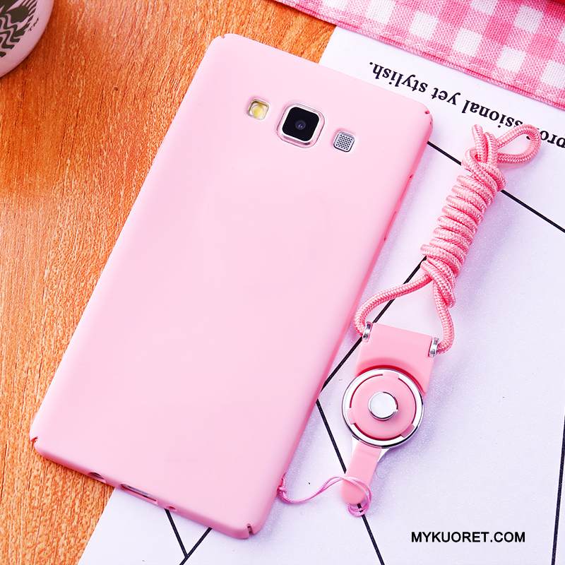 Kuori Samsung Galaxy A7 2015 Suojaus Puhelimen Kuoret 说, Kotelo Samsung Galaxy A7 2015 Murtumaton Pesty Suede