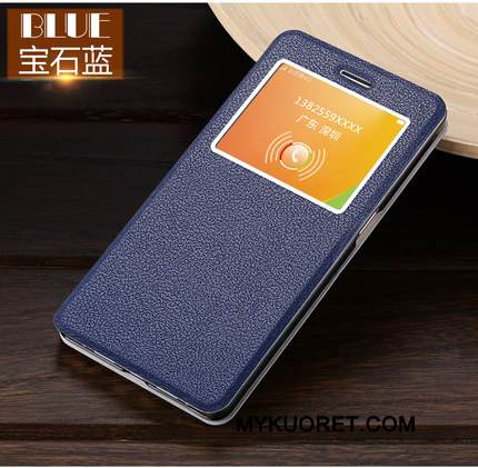 Kuori Samsung Galaxy A7 2016 Kuoret Punainen, Kotelo Samsung Galaxy A7 2016 Nahka