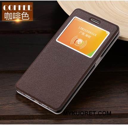 Kuori Samsung Galaxy A7 2016 Kuoret Punainen, Kotelo Samsung Galaxy A7 2016 Nahka