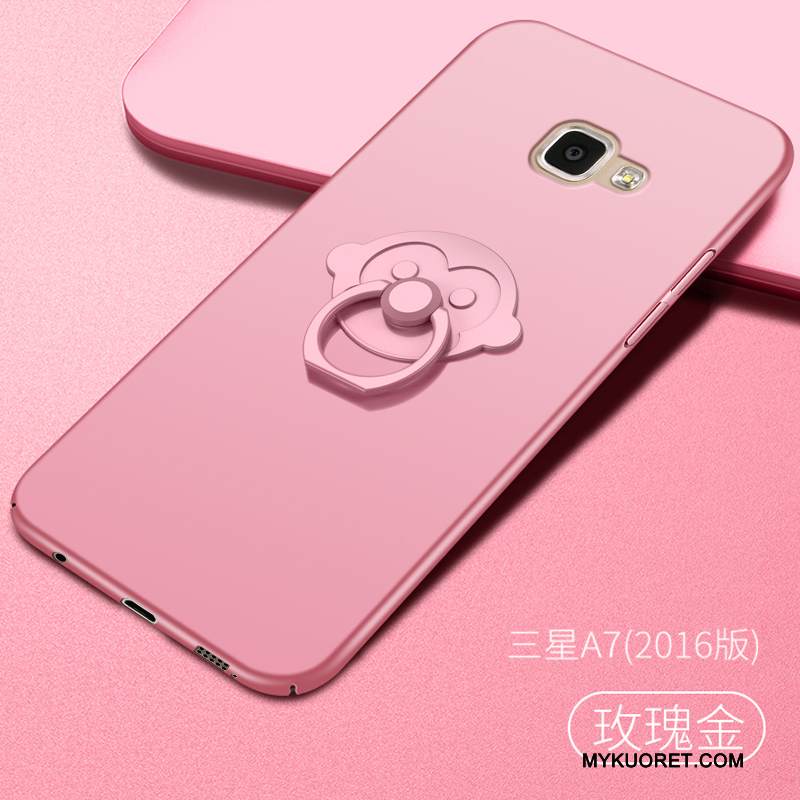 Kuori Samsung Galaxy A7 2016 Laukut Puhelimen Kuoret Kova, Kotelo Samsung Galaxy A7 2016 Suojaus Murtumaton Kulta