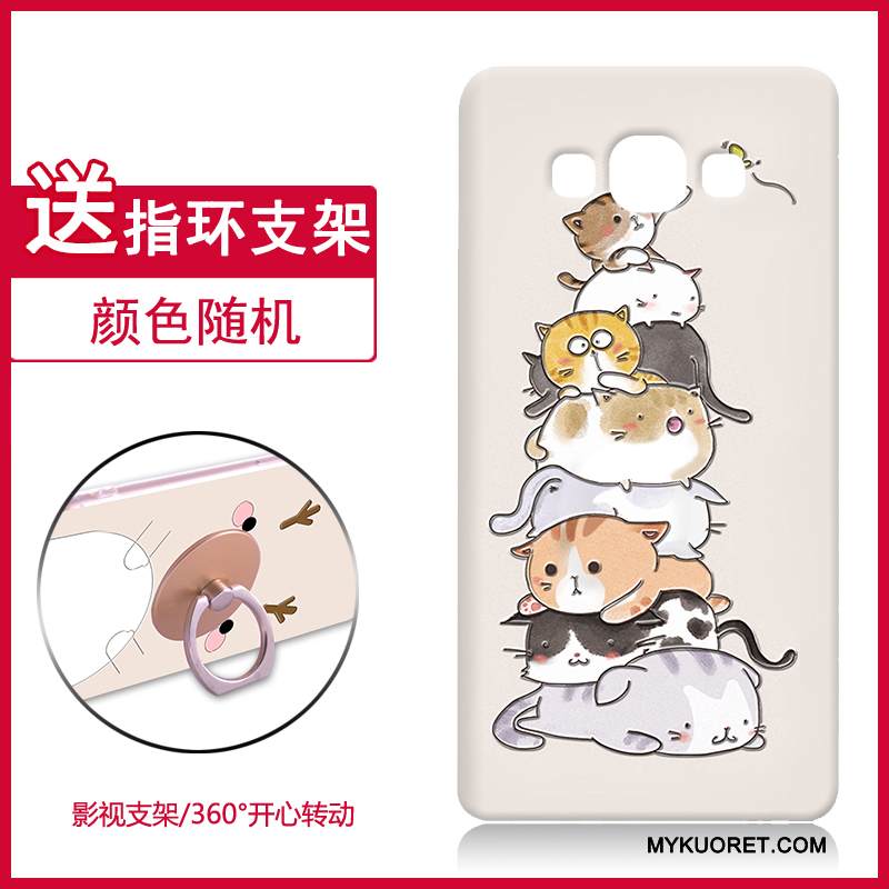 Kuori Samsung Galaxy A7 2016 Laukut Puhelimen Kuoret Yksinkertainen, Kotelo Samsung Galaxy A7 2016 Pehmeä Neste Persoonallisuus Khaki