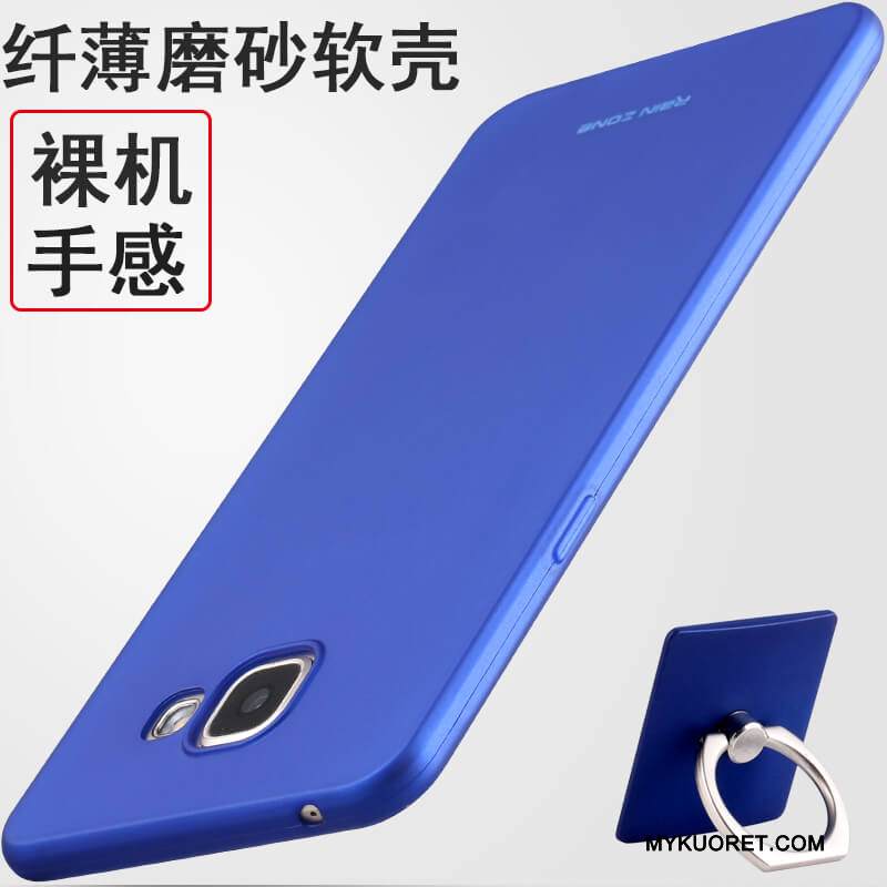 Kuori Samsung Galaxy A7 2016 Laukut Punainen Puhelimen Kuoret, Kotelo Samsung Galaxy A7 2016 Pehmeä Neste