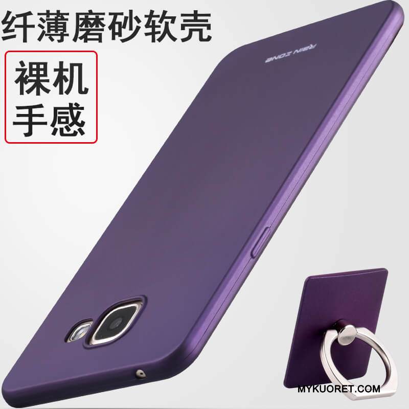 Kuori Samsung Galaxy A7 2016 Laukut Punainen Puhelimen Kuoret, Kotelo Samsung Galaxy A7 2016 Pehmeä Neste