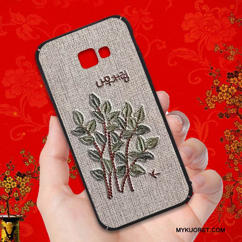 Kuori Samsung Galaxy A7 2016 Luova Harmaa Kova, Kotelo Samsung Galaxy A7 2016 Laukut Persoonallisuus Murtumaton