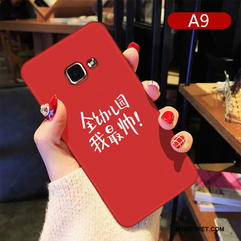 Kuori Samsung Galaxy A7 2016 Luova Persoonallisuus Puhelimen Kuoret, Kotelo Samsung Galaxy A7 2016 Laukut Rakastunut Punainen