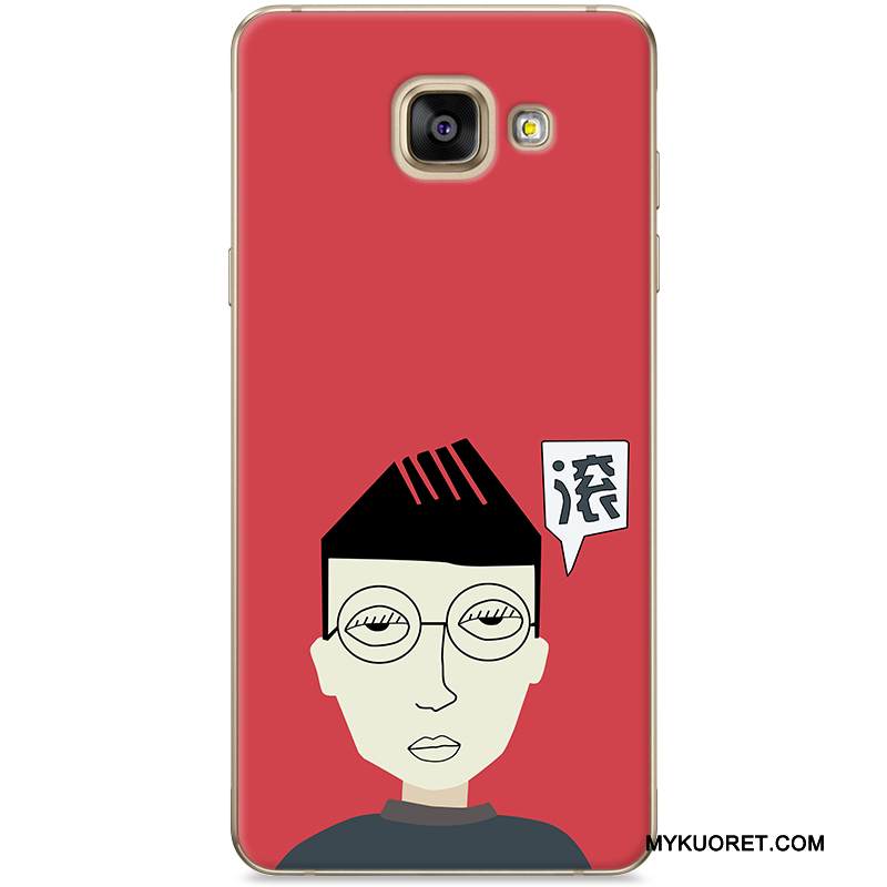 Kuori Samsung Galaxy A7 2016 Maalaus Keltainen Puhelimen Kuoret, Kotelo Samsung Galaxy A7 2016 Suojaus Kova Persoonallisuus