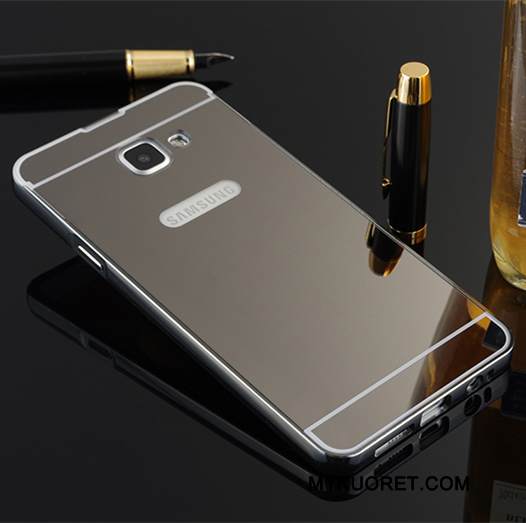 Kuori Samsung Galaxy A7 2016 Metalli Puhelimen Kuoret Jauhe, Kotelo Samsung Galaxy A7 2016 Suojaus Ohut Murtumaton