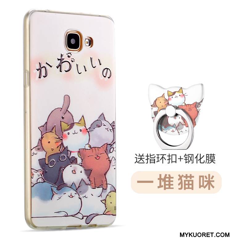 Kuori Samsung Galaxy A7 2016 Pehmeä Neste Murtumaton Puhelimen Kuoret, Kotelo Samsung Galaxy A7 2016 Luova Violetti