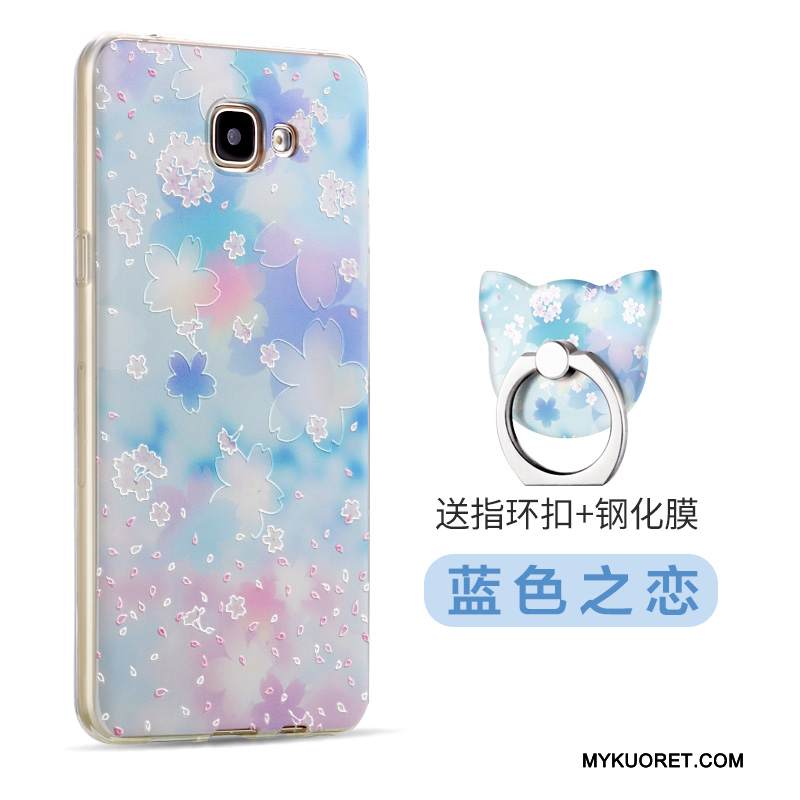 Kuori Samsung Galaxy A7 2016 Pehmeä Neste Murtumaton Puhelimen Kuoret, Kotelo Samsung Galaxy A7 2016 Luova Violetti