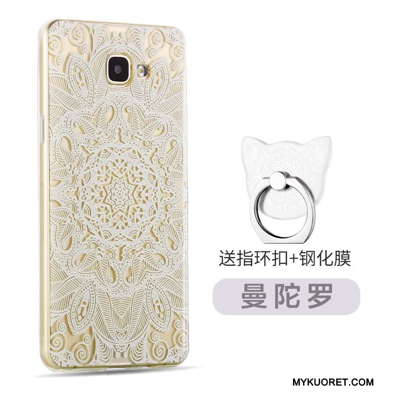 Kuori Samsung Galaxy A7 2016 Pehmeä Neste Murtumaton Puhelimen Kuoret, Kotelo Samsung Galaxy A7 2016 Luova Violetti