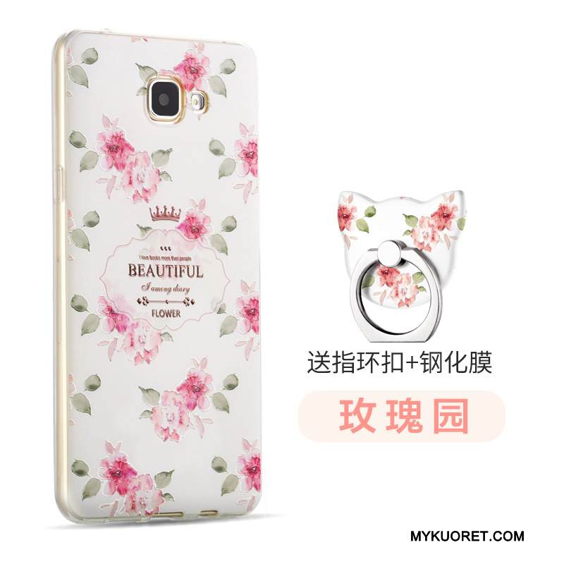 Kuori Samsung Galaxy A7 2016 Pehmeä Neste Murtumaton Puhelimen Kuoret, Kotelo Samsung Galaxy A7 2016 Luova Violetti