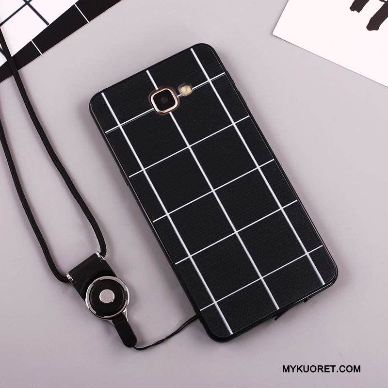 Kuori Samsung Galaxy A7 2016 Pehmeä Neste Murtumaton Puhelimen Kuoret, Kotelo Samsung Galaxy A7 2016 Suojaus Musta