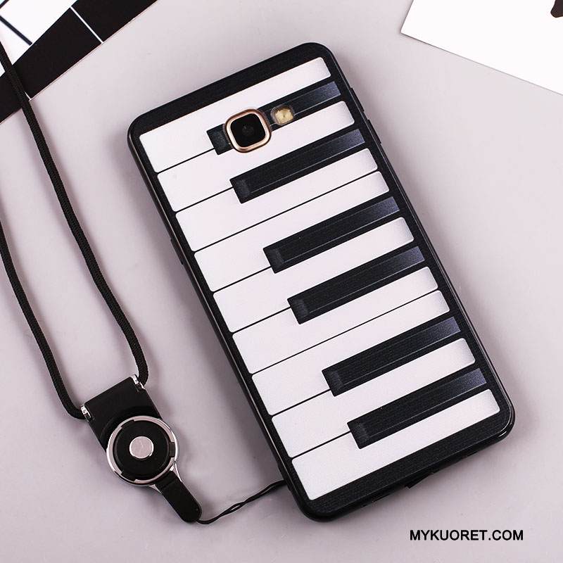 Kuori Samsung Galaxy A7 2016 Pehmeä Neste Murtumaton Puhelimen Kuoret, Kotelo Samsung Galaxy A7 2016 Suojaus Musta