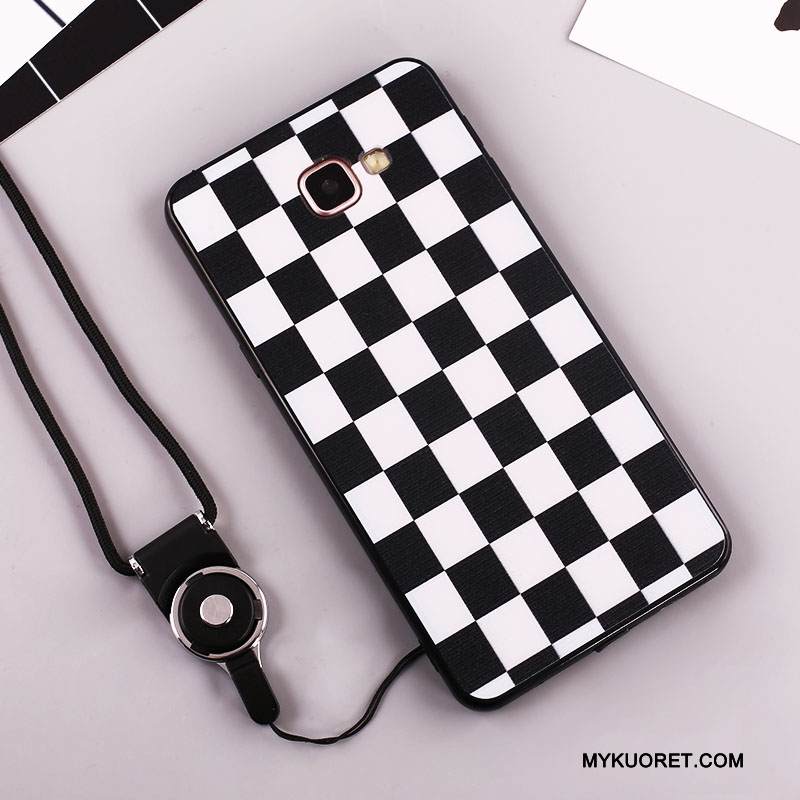 Kuori Samsung Galaxy A7 2016 Pehmeä Neste Murtumaton Puhelimen Kuoret, Kotelo Samsung Galaxy A7 2016 Suojaus Musta