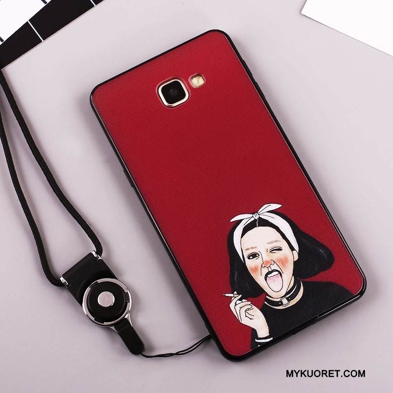 Kuori Samsung Galaxy A7 2016 Pehmeä Neste Murtumaton Puhelimen Kuoret, Kotelo Samsung Galaxy A7 2016 Suojaus Musta