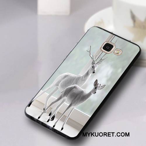 Kuori Samsung Galaxy A7 2016 Pehmeä Neste Murtumaton Puhelimen Kuoret, Kotelo Samsung Galaxy A7 2016 Suojaus Pesty Suede