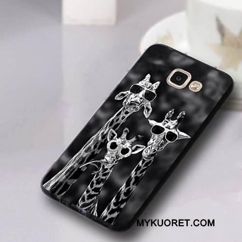 Kuori Samsung Galaxy A7 2016 Pehmeä Neste Murtumaton Puhelimen Kuoret, Kotelo Samsung Galaxy A7 2016 Suojaus Pesty Suede