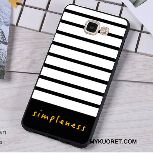 Kuori Samsung Galaxy A7 2016 Pehmeä Neste Ripustettavat Koristeet Trendi, Kotelo Samsung Galaxy A7 2016 Luova Punainen Murtumaton