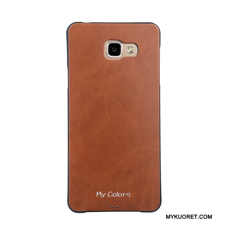 Kuori Samsung Galaxy A7 2016 Pehmeä Neste Sininen Liiketoiminta, Kotelo Samsung Galaxy A7 2016 Nahka Puhelimen Kuoret