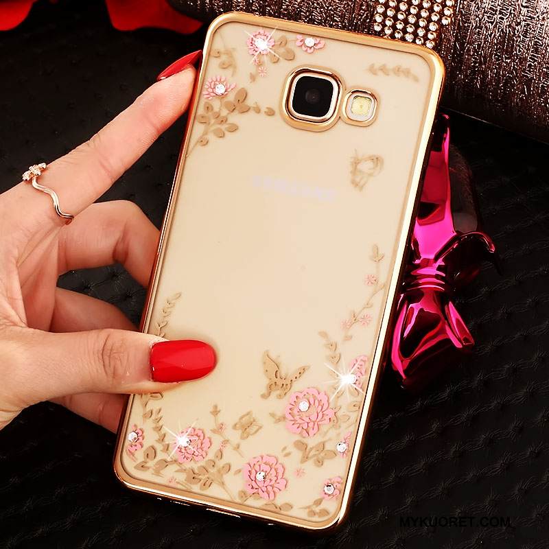 Kuori Samsung Galaxy A7 2016 Silikoni Jauhe Puhelimen Kuoret, Kotelo Samsung Galaxy A7 2016 Suojaus Ripustettavat Koristeet