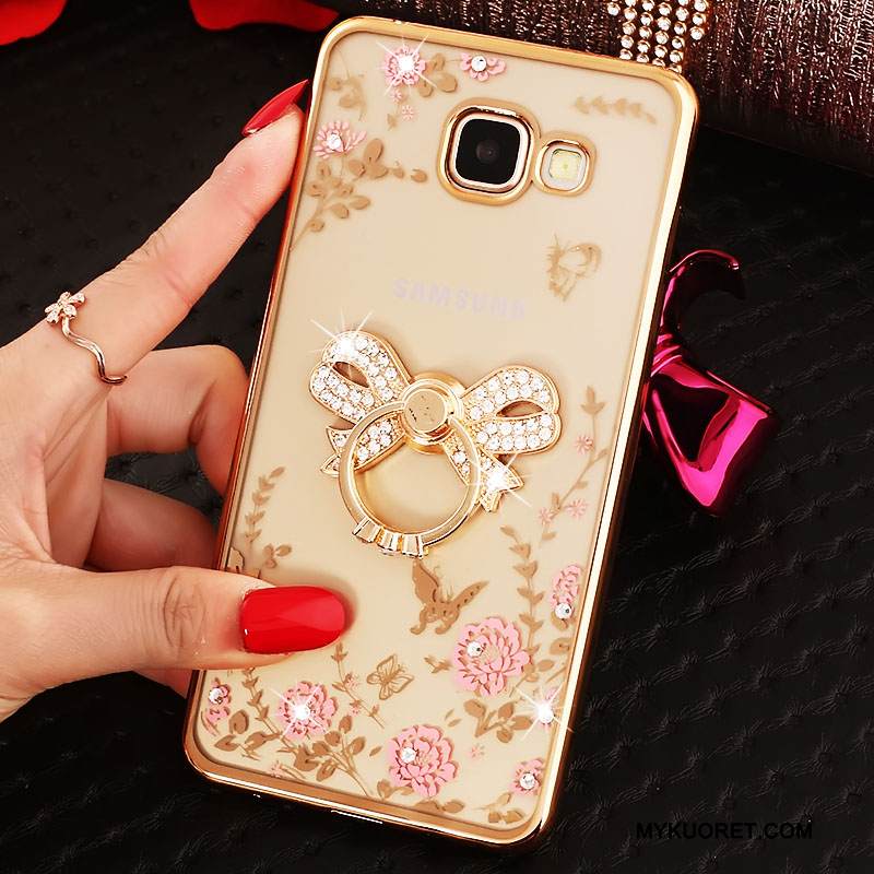Kuori Samsung Galaxy A7 2016 Silikoni Jauhe Puhelimen Kuoret, Kotelo Samsung Galaxy A7 2016 Suojaus Ripustettavat Koristeet