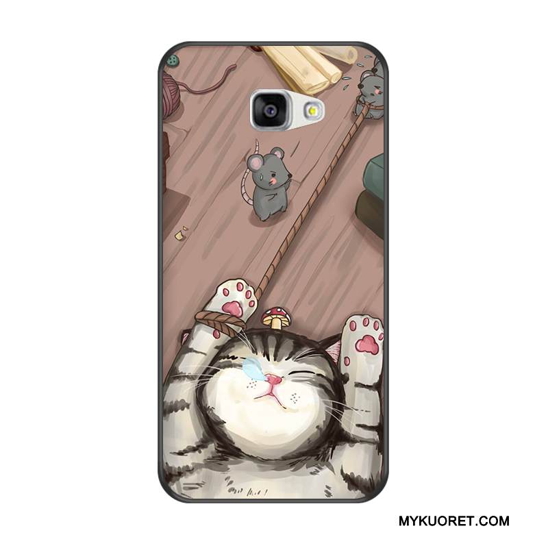 Kuori Samsung Galaxy A7 2016 Suojaus Murtumaton Keltainen, Kotelo Samsung Galaxy A7 2016 Pehmeä Neste Uusi Puhelimen Kuoret